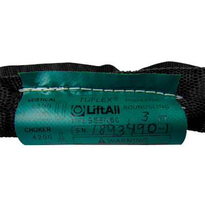 Polyester Stage Sling with green tag